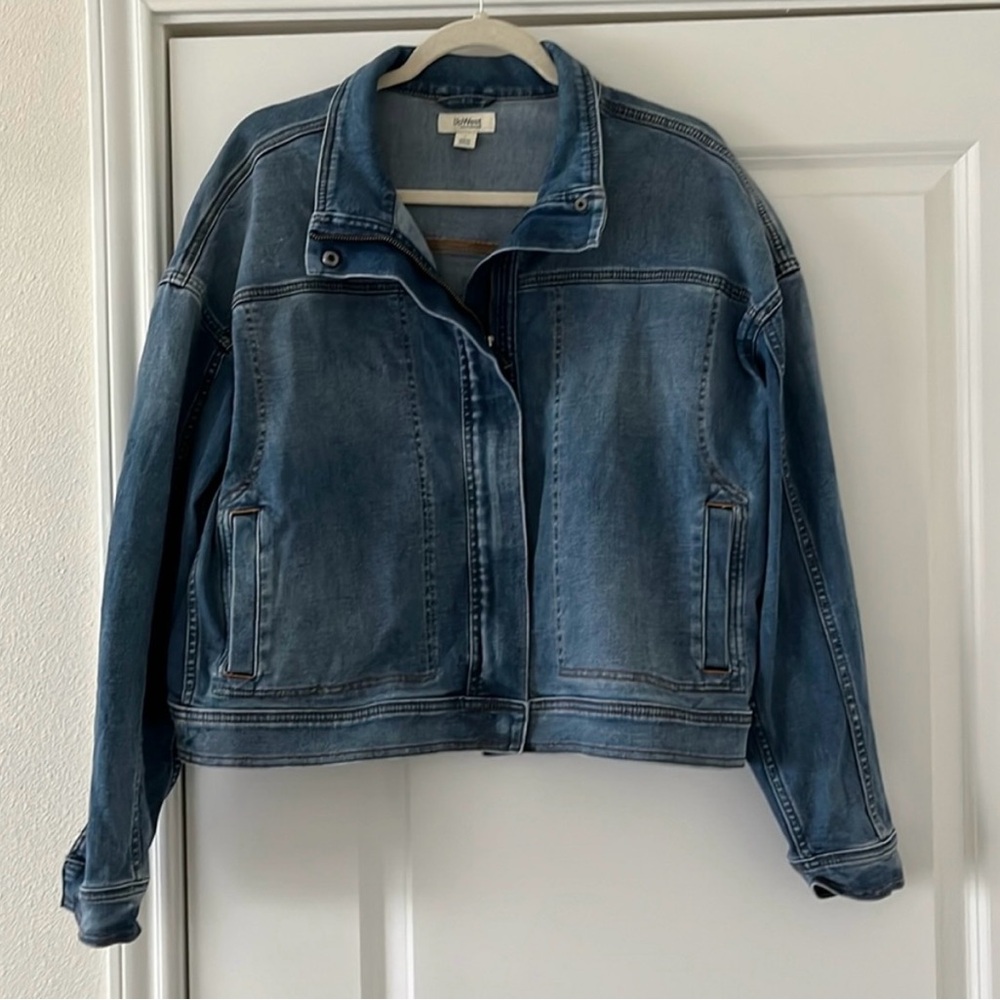 UpWest Denim Bomber Jacket